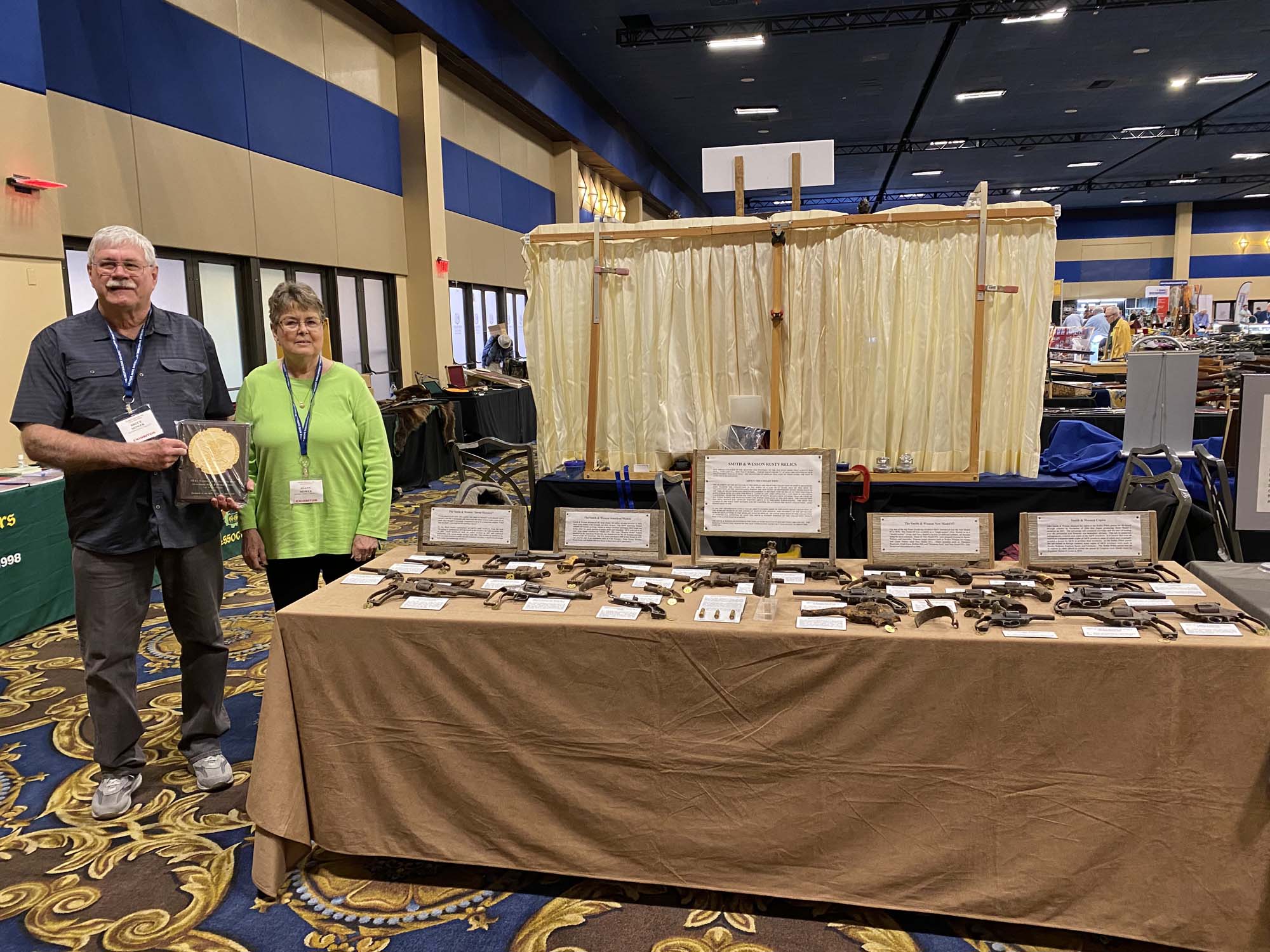 25th Annual NRA National Gun Collectors Show Awards - Bruce & JoAnn Mower - Best S&W Exhibit