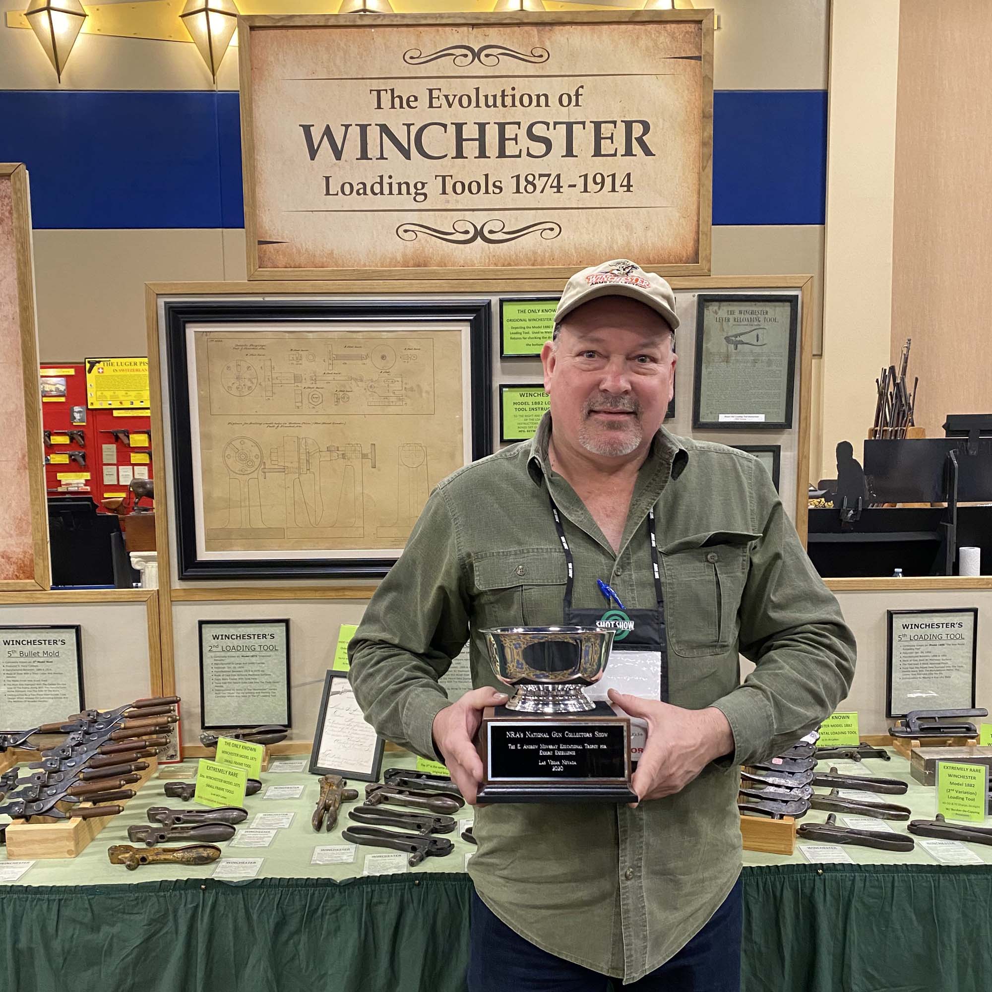 25th Annual NRA National Gun Collectors Show Awards - Mark Jones - The E. Andrew Mowbray Educational Trophy for Exhibit Excellence