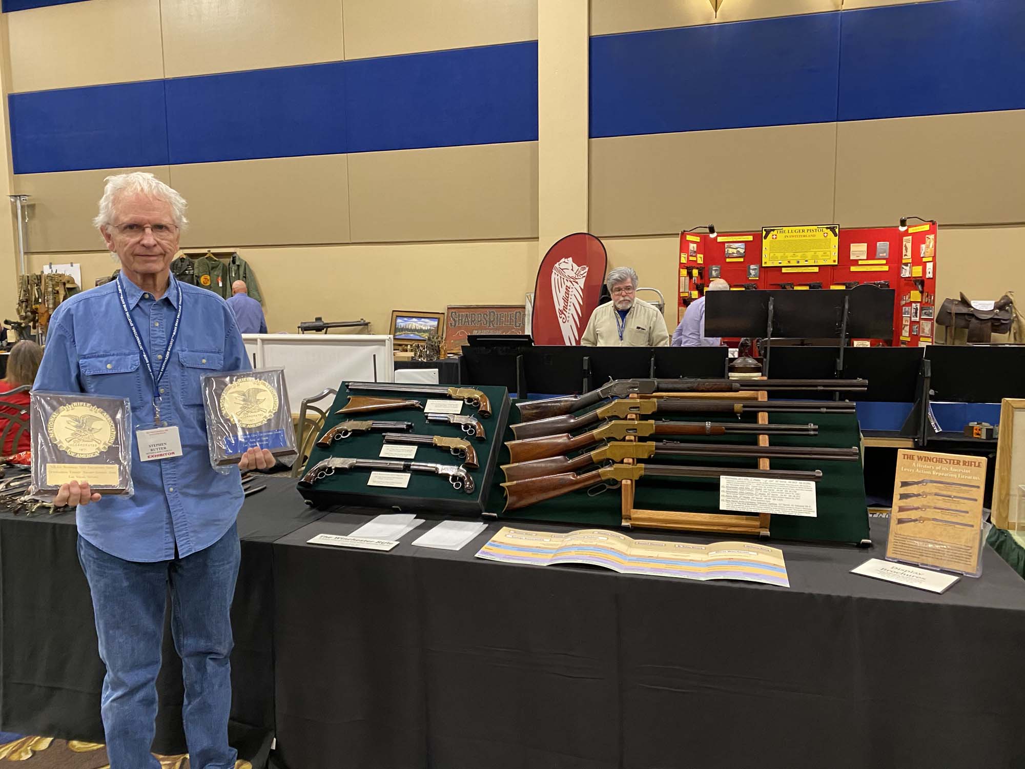 25th Annual NRA National Gun Collectors Show Awards - Stephen Rutter - Antique Arms Outstanding Exhibit Award