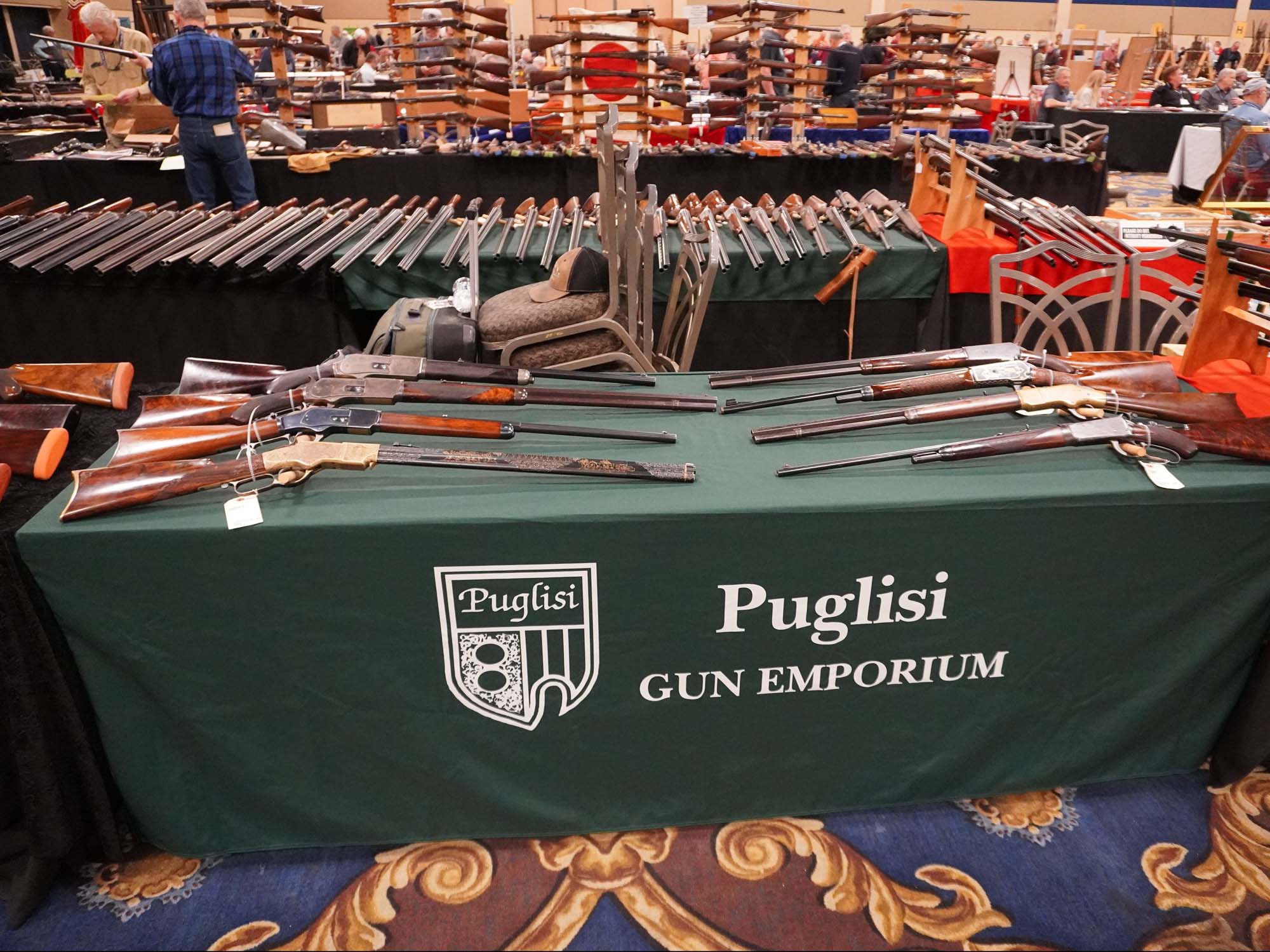 Antique Arms Show 2020 - Puglisi Gun Emporium Display